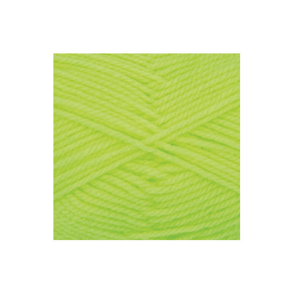 10 pelotes de laine - Jaune fluo - 27 - 100% acrylique - 3,5/4,5 mm - Gründl - Lisa Premium