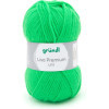 10 pelotes de laine - Vert fluo - 29 - 100% acrylique - 3,5/4,5 mm - Gründl - Lisa Premium
