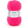 10 pelotes de laine - Rose fluo - 30 - 100% acrylique - 3,5/4,5 mm - Gründl - Lisa Premium