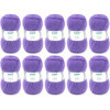 photo-10 pelotes de laine - Violet - 43 - 100% acrylique - 3,5/4,5 mm - Gründl - Lisa Premium