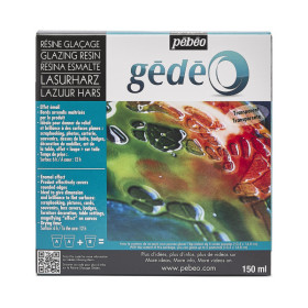 photo-Résine de glaçage - Epoxy bi-composant - Transparent - Kit prêt à l'emploi - Pébéo Gédéo