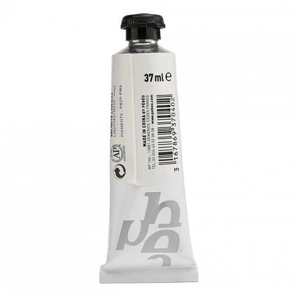 Tube de peinture à l'huile - Fine - Blanc vif - 40 - 37ml - Pébéo Studio XL