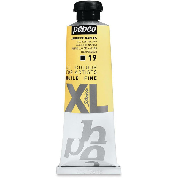 photo-Tube de peinture à l'huile - Fine - Jaune de Naples - 19 - 37ml - Pébéo Studio XL