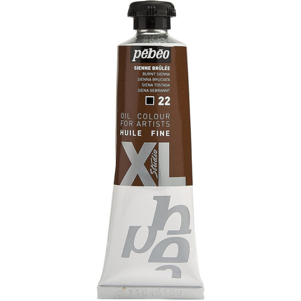 photo-Tube de peinture à l'huile - Fine - Sienne brûlée - 22 - 37ml - Pébéo Studio XL