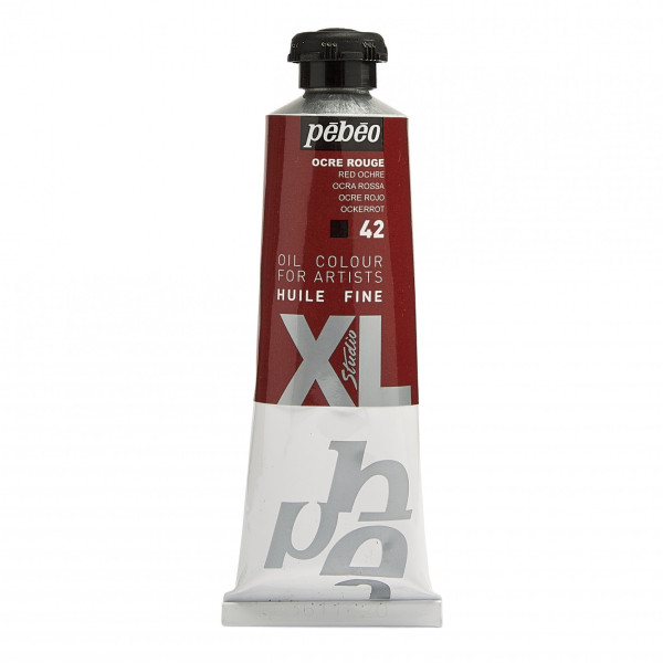 photo-Tube de peinture à l'huile - Fine - Ocre rouge - 42 - 37ml - Pébéo Studio XL
