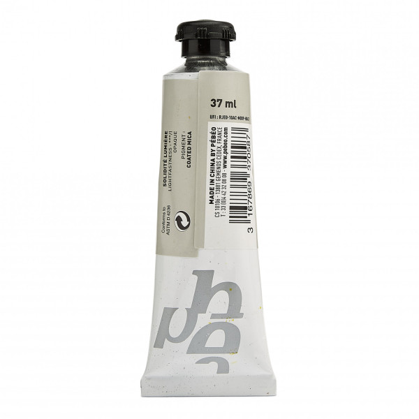 Tube de peinture à l'huile - Fine - Argent - 58 - 37ml - Pébéo Studio XL