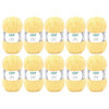photo-10 Pelotes de laine - Jaune - 3 - 100% acrylique - 3,5/4,5 mm - Gründl - Lisa Premium