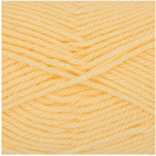 10 Pelotes de laine - Jaune - 3 - 100% acrylique - 3,5/4,5 mm - Gründl - Lisa Premium