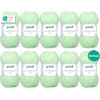 photo-10 pelotes de laine - Vert fluo - 6 - 100% acrylique - 3,5/4,5 mm - Gründl - Lisa Premium