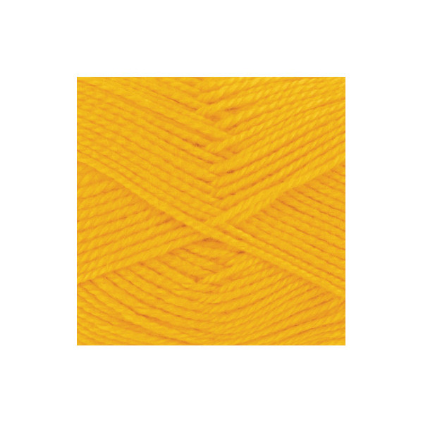 10 Pelotes de laine - Jaune maïs - 10 - 100% acrylique - 3,5/4,5 mm - Gründl - Lisa Premium