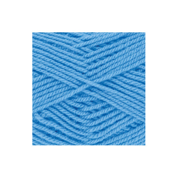 10 pelotes de laine - Bleu moyen - 17 - 100% acrylique - 3,5/4,5 mm - Gründl - Lisa Premium