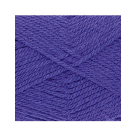 10 pelotes de laine - Violet foncé - 21 - 100% acrylique - 3,5/4,5 mm - Gründl - Lisa Premium