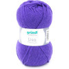 10 pelotes de laine - Violet foncé - 21 - 100% acrylique - 3,5/4,5 mm - Gründl - Lisa Premium