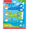 photo-Ciseaux créatifs - Lames en plastique - Pour enfants - Boutons ronds - Kidicraft - Maped