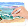 Peinture aquarelle - Kit voyage - 12 couleurs métalliques + 1 pinceau à eau + éponge - Staedtler