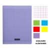Cahier - 24x32(cm) - Grands carreaux - 48 pages - couverture en polypro - sans spirale - Clairefontaine