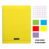 Cahier - 24x32(cm) - Grands carreaux - 48 pages - couverture en polypro - sans spirale - Clairefontaine