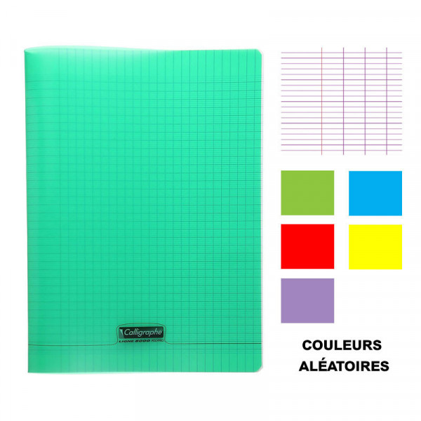 photo-Cahier - 24x32(cm) - Grands carreaux - 48 pages - couverture en polypro - sans spirale - Clairefontaine