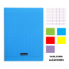 Cahier - 24x32(cm) - Grands carreaux - 48 pages - couverture en polypro - sans spirale - Clairefontaine