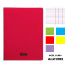 Cahier - 24x32(cm) - Grands carreaux - 48 pages - couverture en polypro - sans spirale - Clairefontaine