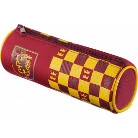 photo-Trousse - Ronde - Harry Potter - Gryffondor - Rouge - 20 x 7,5 cm