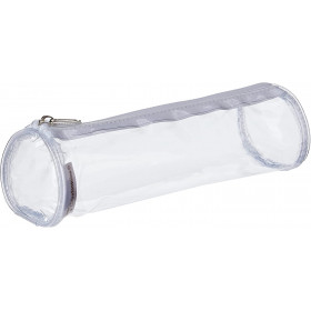 photo-Trousse - Ronde - Spécial examen - Plastique - Transparente - 7 x 22 cm