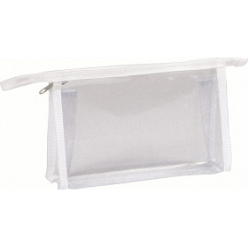 photo-Trousse - Rectangulaire - Paillettes - Plastique - Transparente - 22 x 4 x 14 cm