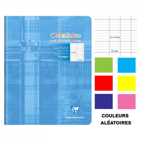 Cahier d'écriture - 17x22(cm) - Grands carreaux 3 mm - 32 pages - sans spirale - Clairefontaine