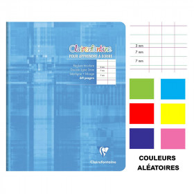 Cahier d'écriture - 17x22(cm) - DL 3 mm - 32 pages - sans spirale - Clairefontaine