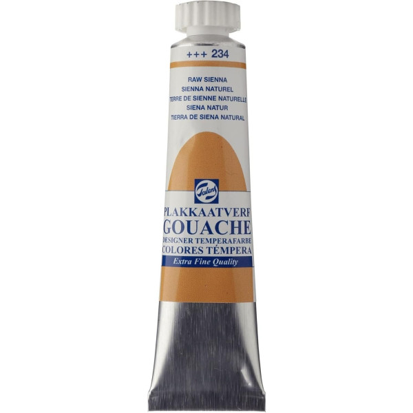 photo-Gouache - Extra-fine - Terre sienne naturelle - 234 - Finition mate - Talens - Tube de 20ml
