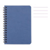 photo-Carnet - A5 - 14,8x21cm - Lignes - 100 pages - Couverture bleu - Spirale