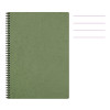 photo-Cahier - A4 - 21x29,7cm - Lignes - 100 pages - Couverture vert - Spirale