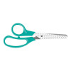 Ciseaux - Scolaire - 13,4 cm - Poignées ergonomiques - Turquoise - Milan