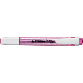 Lot de 10 surligneurs rose fluo - STABILO Swing cool