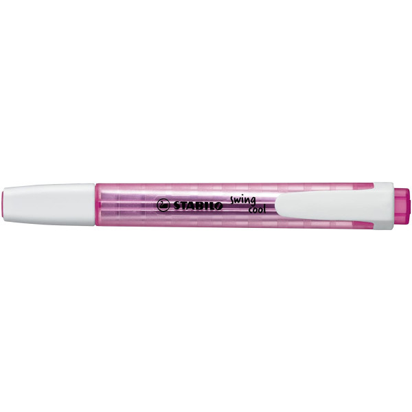 Lot de 10 surligneurs rose fluo - STABILO Swing cool
