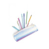Trousse - Scolaire - Ronde - Brillante holographique - Ariel - Exacompta