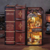 Book Nook - Maquette à construire - Serre-livre - Mystère dans le train - 338 pièces