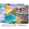 photo-Peinture par numéro - Vacances à la plage - 40x50cm - Toile + pinceaux + peinture - Complexe - Figured'Art