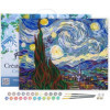 photo-Peinture par numéro - Nuit étoilée de Van Gogh - 40x50cm - Toile + pinceaux + peinture - Complexe - Figured'Art