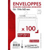 photo-Paquet de 100 enveloppes - Blanches - C6 114x162mm - Auto-adhésive - Clairefontaine