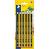 photo-Crayon graphite - HB - Lot de 10 - Idéal pour l'écriture, dessin, école, bureau - Staedtler Noris