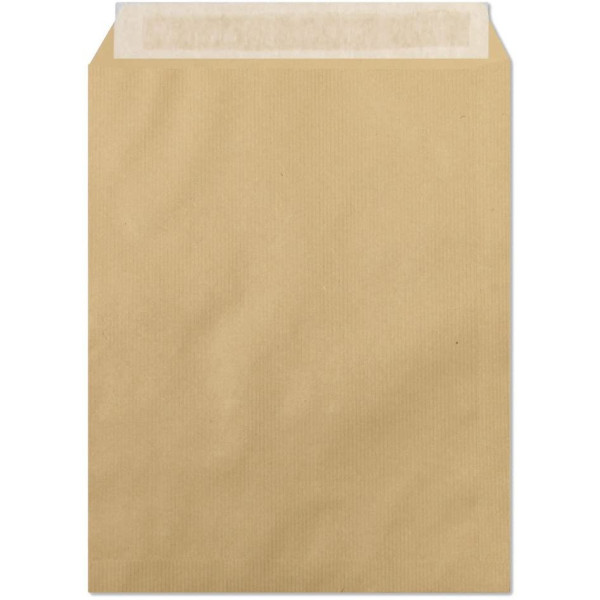 50 enveloppes - Kraft brun - 260x330mm - Auto-adhésive - Clairefontaine
