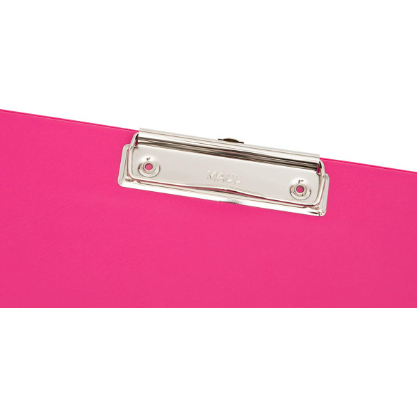 Porte-bloc plastifié - format A4 - rose - MAUL