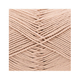 Pelote de laine - Beige - 139 - 100% coton - 3/4 mm - Gründl - Cotton Quick Uni