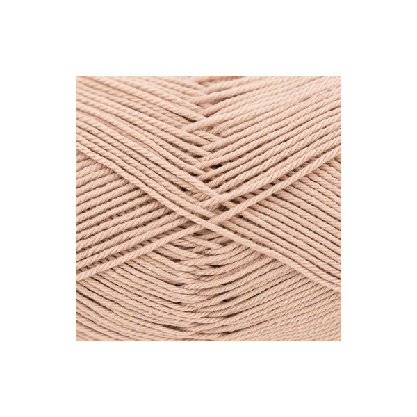 Pelote de laine - Beige - 139 - 100% coton - 3/4 mm - Gründl - Cotton Quick Uni