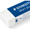 Gomme blanche - Lot de 2 - Sans phtalate ni latex - Staedtler - Mars plastic