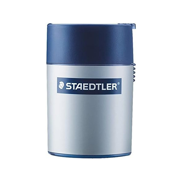Taille-crayon - Avec réservoir plastique - 2 trous - Pour crayon standard - Staedtler