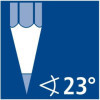 Taille-crayon - Avec réservoir plastique - 2 trous - Pour crayon standard - Staedtler