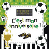 photo-Cartons d'invitation et enveloppes - Anniversaire enfant - Football - Clairefontaine