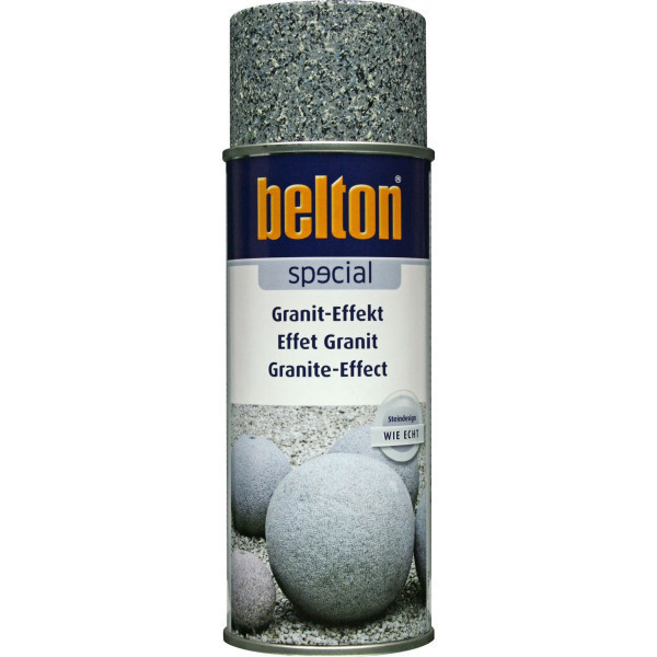 photo-Bombe de peinture effet granit gris Belton 400ml